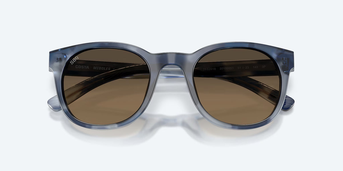 Costa Del Mar Middles Polarized Sunglasses SomosBlueTort CopperGradient 580G
