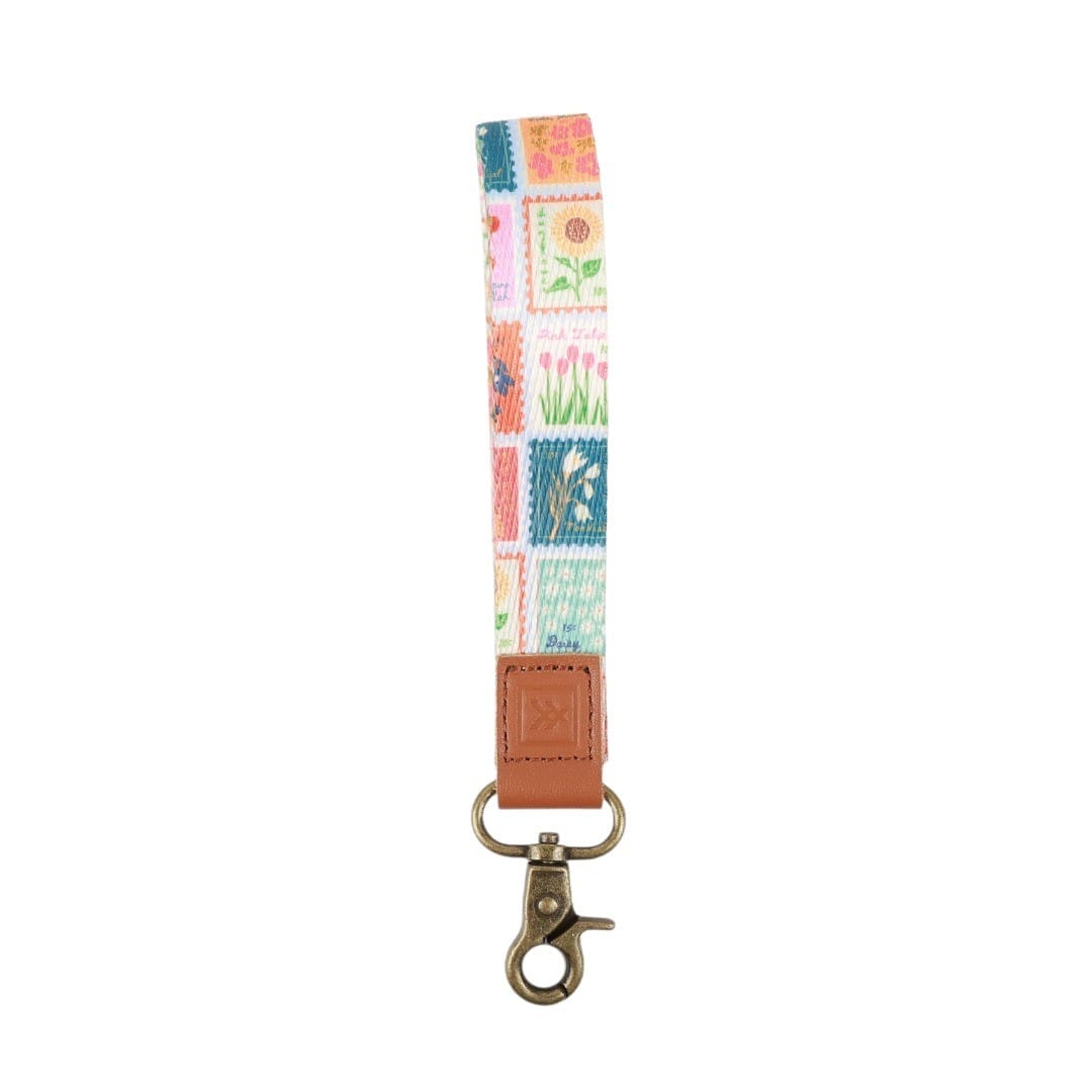 Thread Florida Stamps Wristlet Keychain