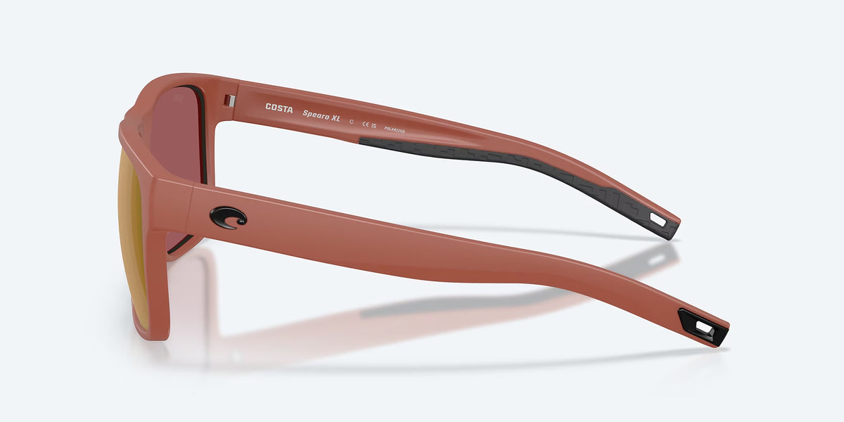 Costa Del Mar Spearo XL Sunglasses MatteTerraCotta Gold Mirror 580G
