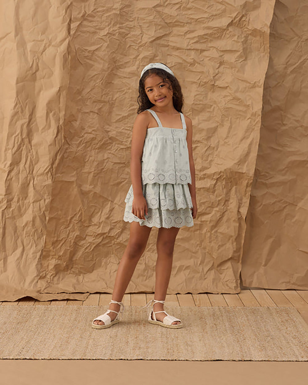 Rylee + Cru Swing Top Seafoam 2-3Y