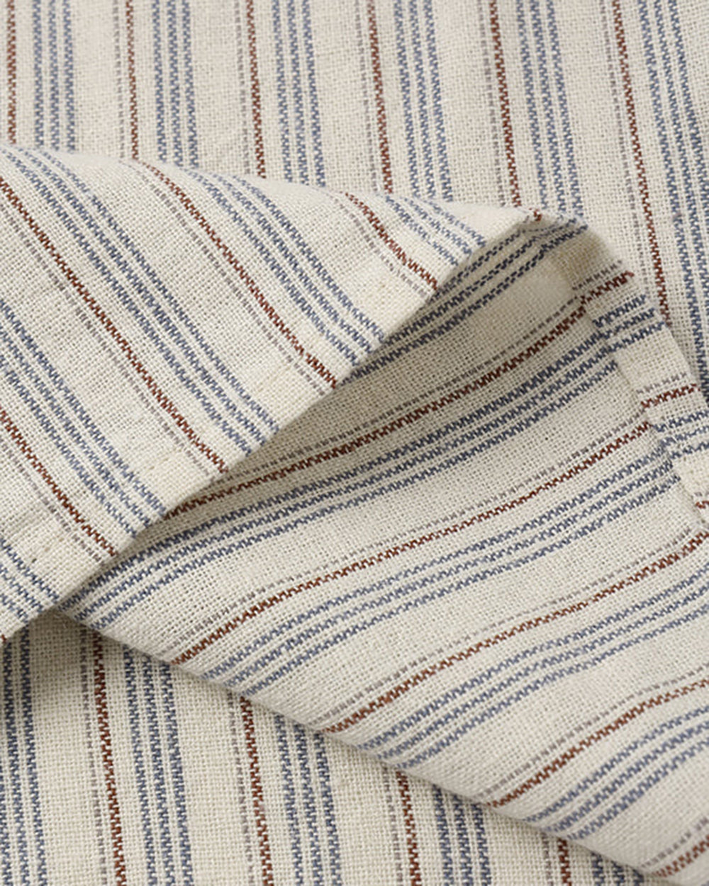 Rylee + Cru Collared Short Sleeve Shirt Nautical Stripe 8-9Y