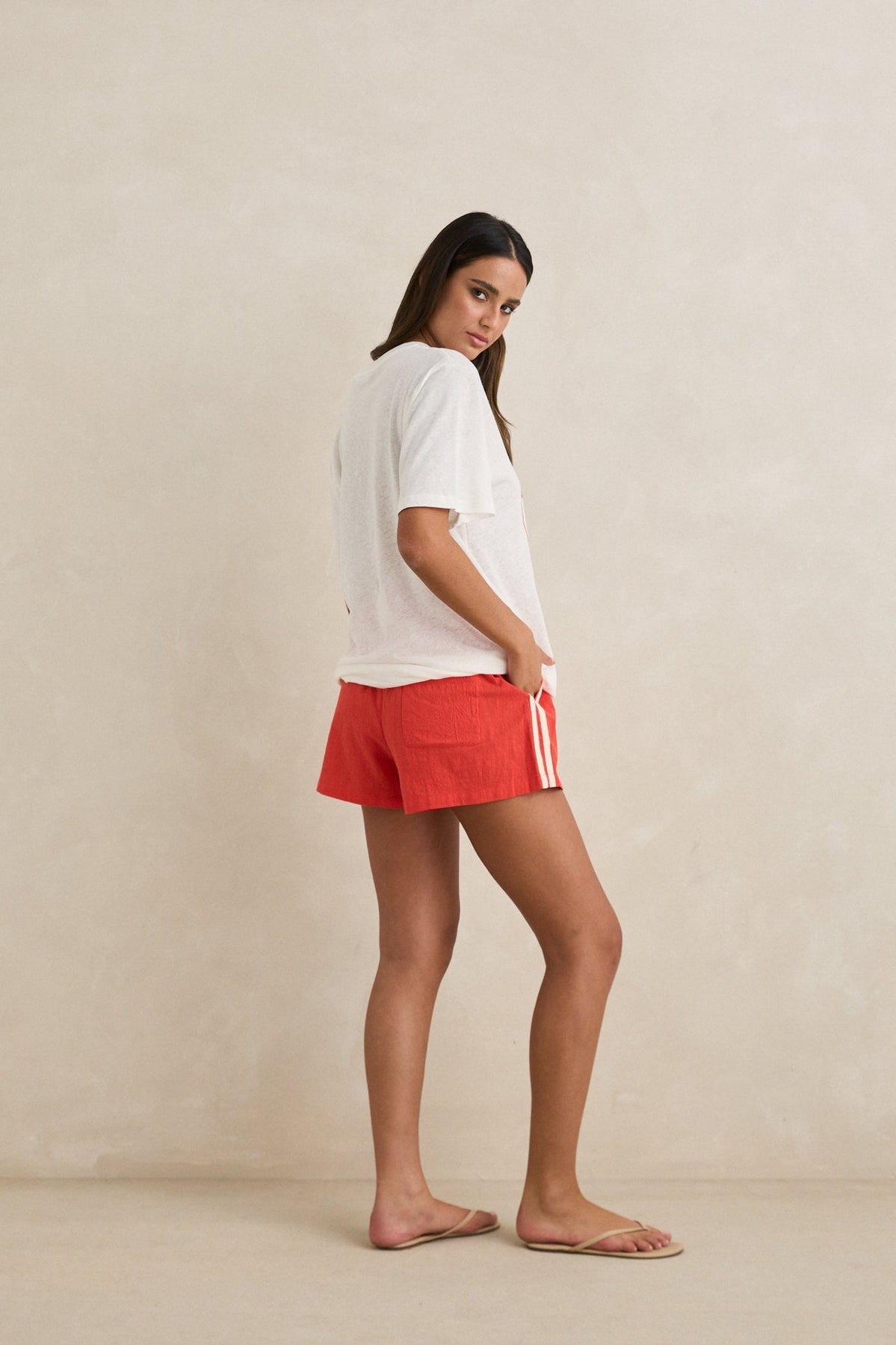 RHYTHM ISADORA SHORT RED 08