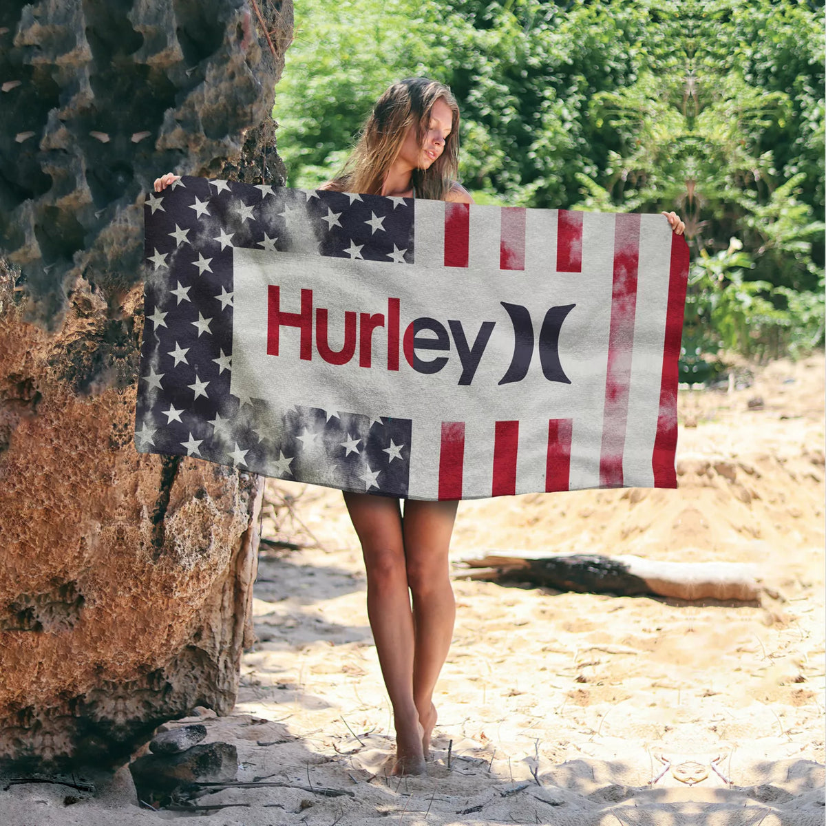 Hurley Beach Towel Americana 36X70