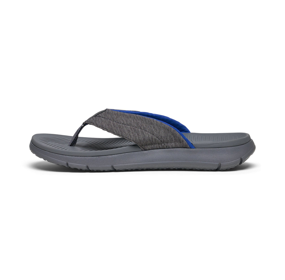 Sanuk Beer Foamie 3-Point Mens Sandal CLGY-Charcoal Grey 8
