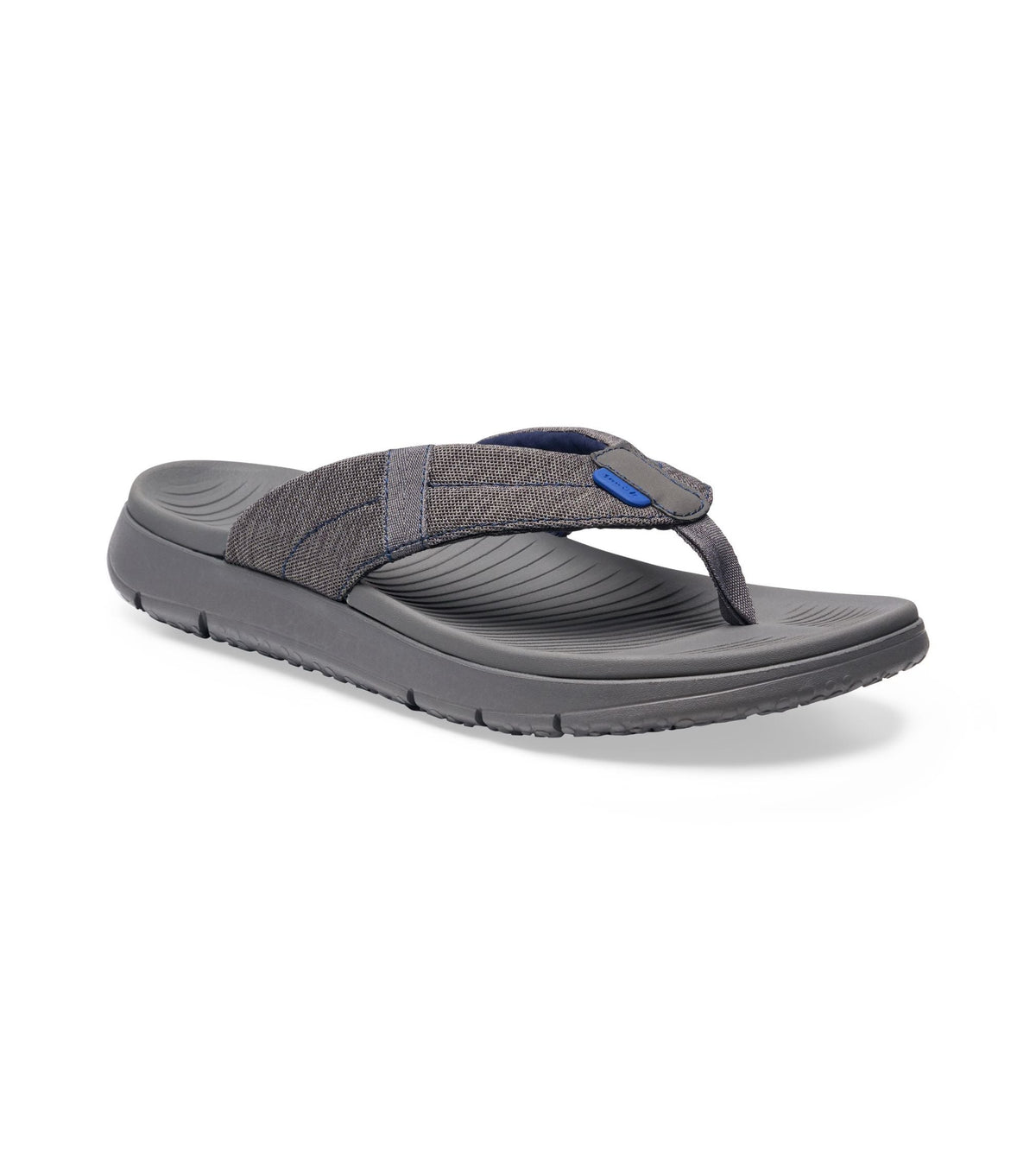 Sanuk Beer Foamie 3-Point Mens Sandal CLGY-Charcoal Grey 10