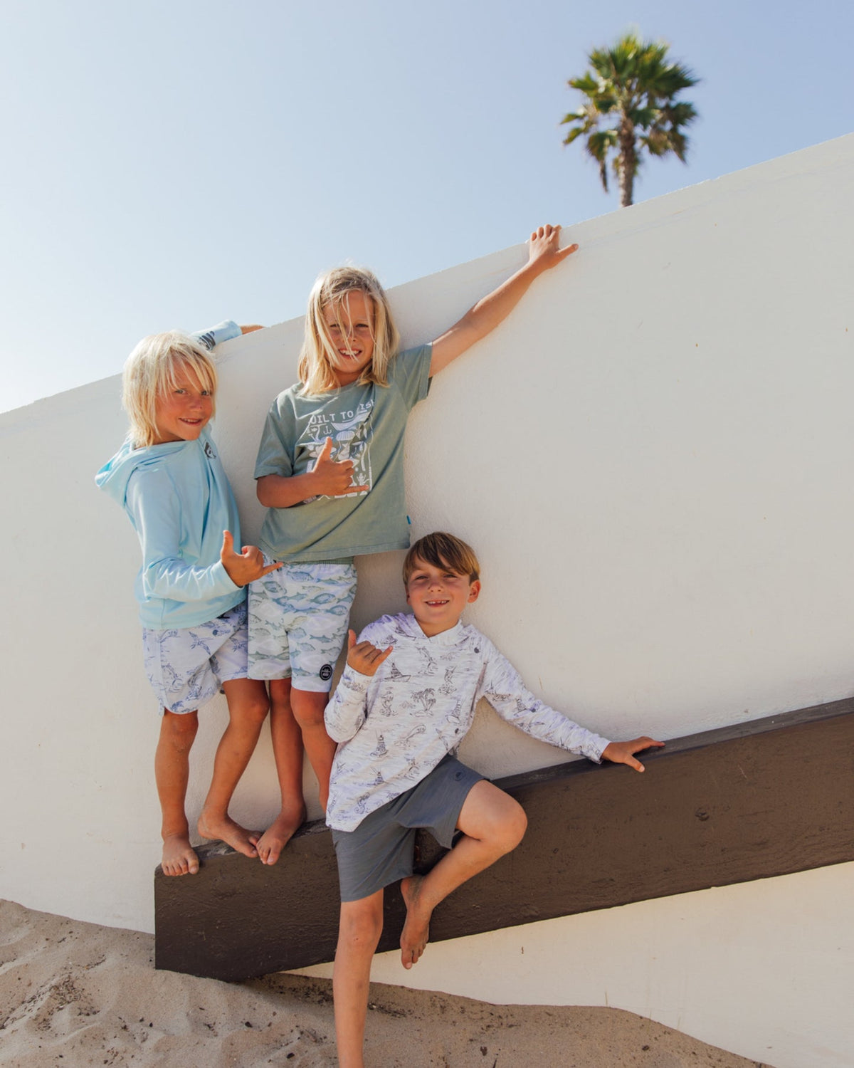 Feather 4 Arrow Boys Classic Boardshort SAG-Sage 2T