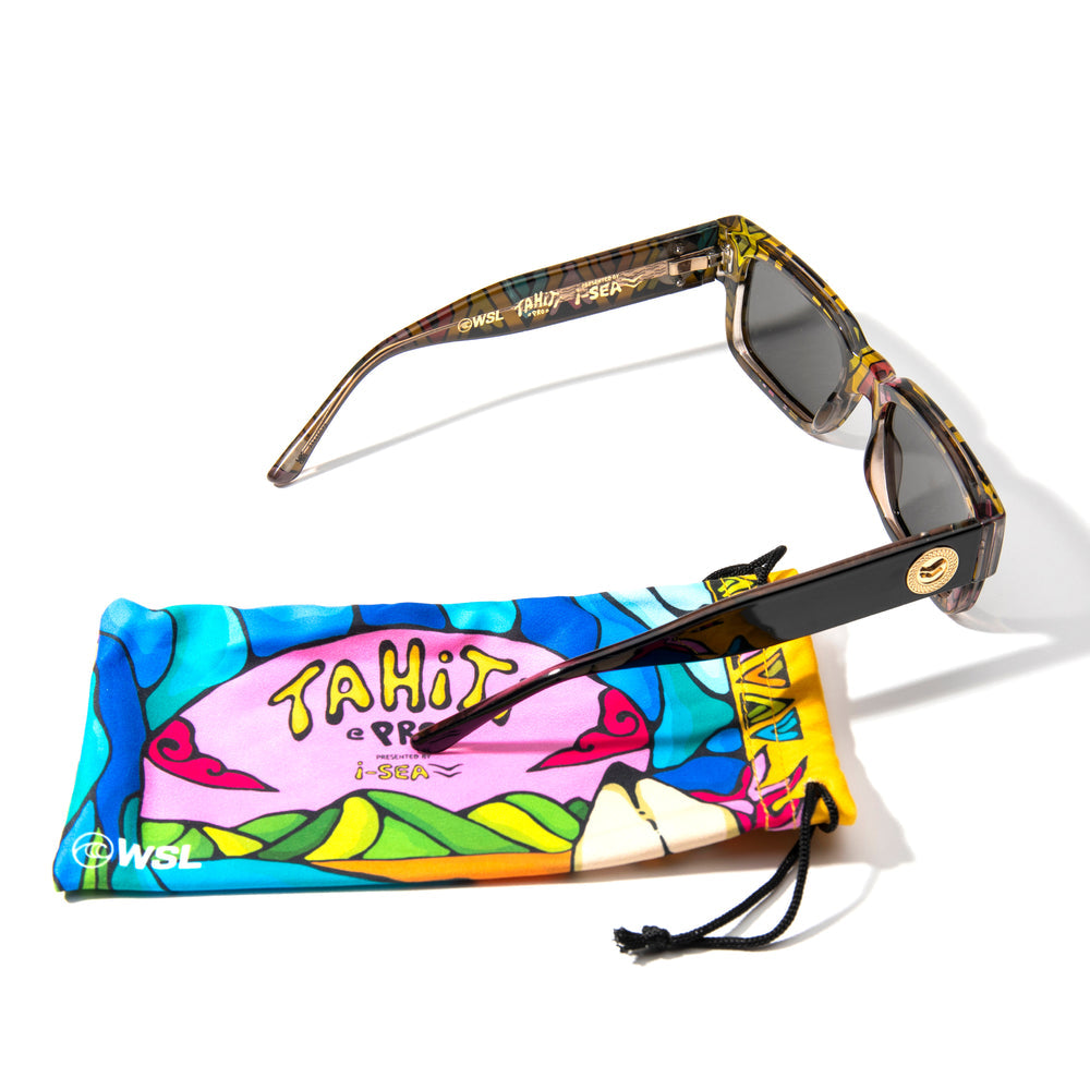 I-SEA COLE HOUSHMAND MEN'S POLARIZED SUNGLASSES TAHITI PRO / SMOKE POLARIZED LENS