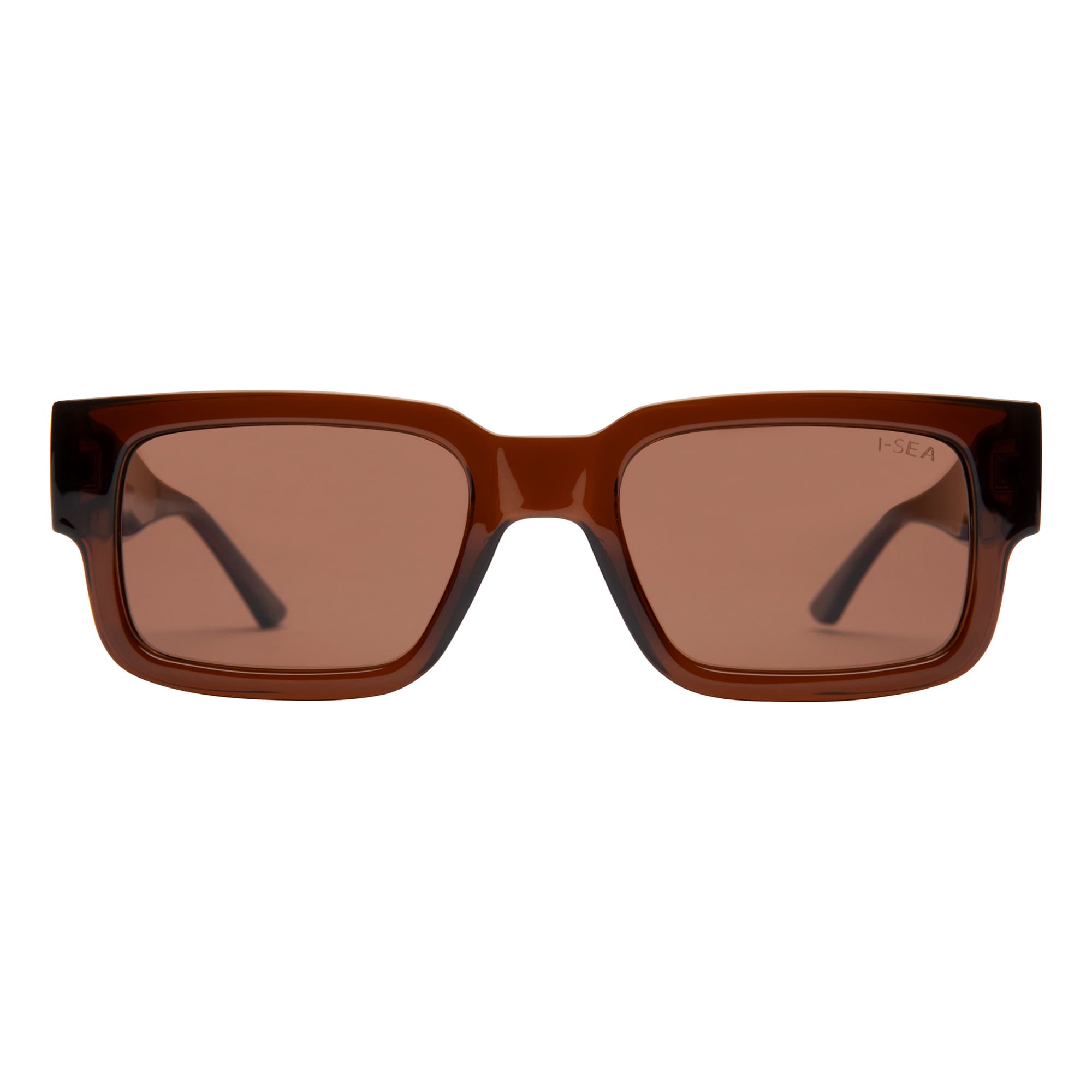I-SEA COLE HOUSHMAND MEN'S POLARIZED SUNGLASSES TAUPE / BROWN POLARIZED LENS