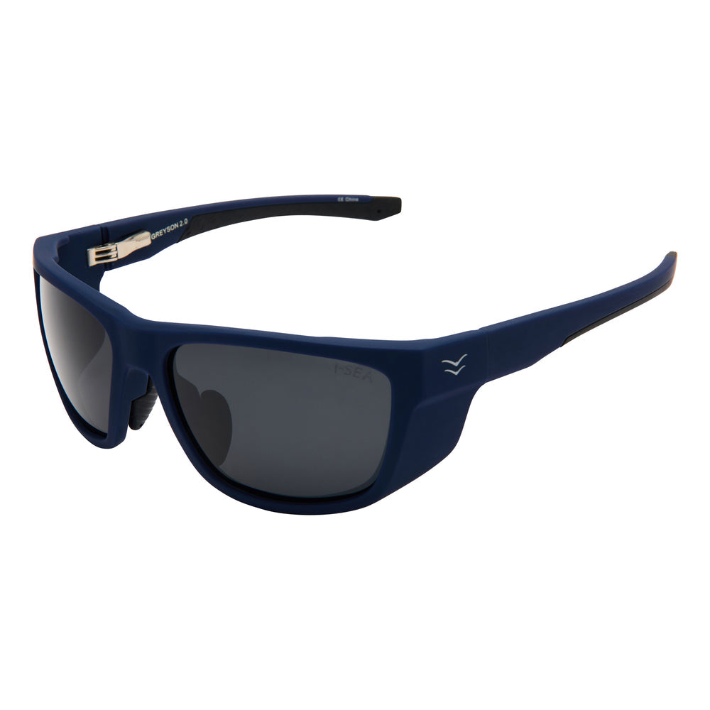 I-SEA GREYSON 2.0 MEN'S POLARIZED SUNGLASSES SEA / SMOKE POLARIZED LENS