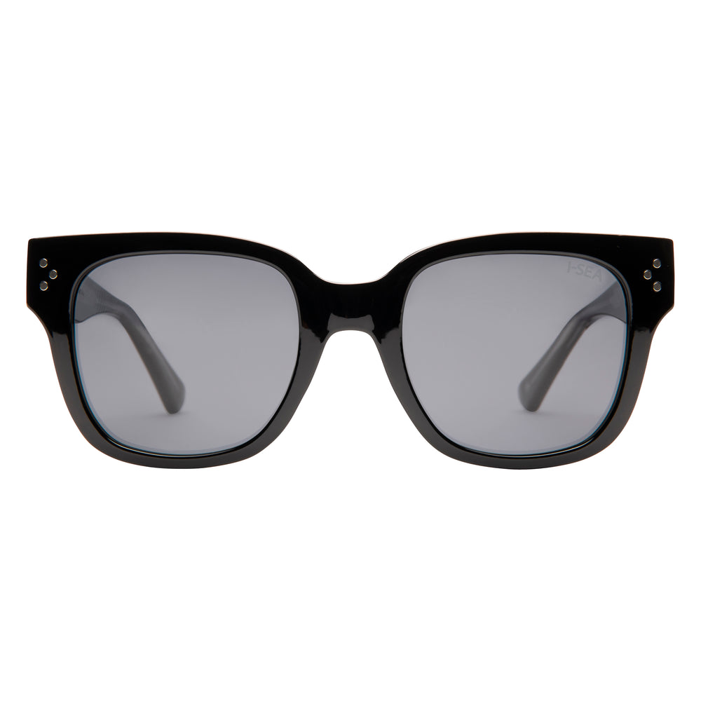 I-SEA INDIGO WOMEN'S POLARIZED SUNGLASSES BLACK / SMOKE POLARIZED LENS