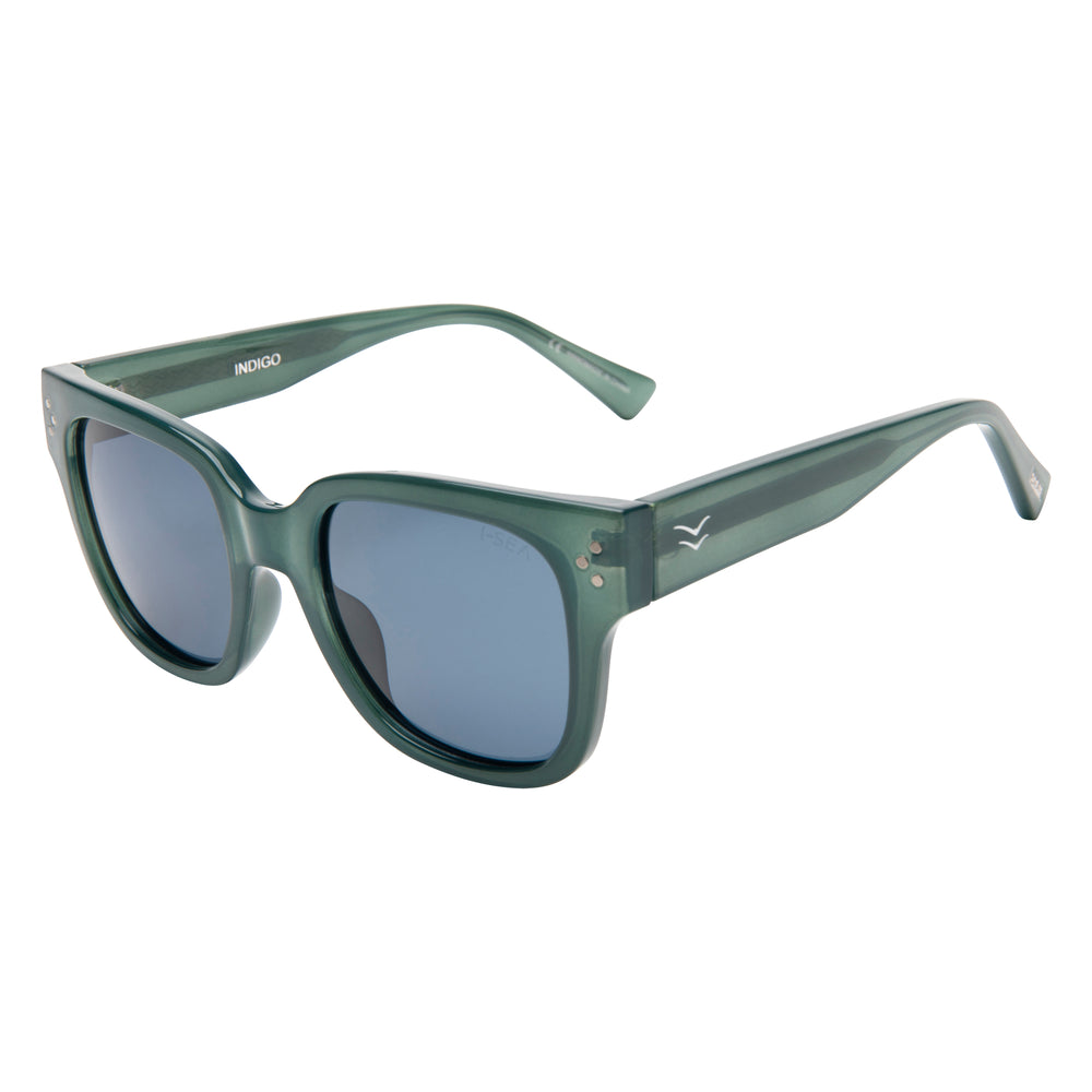 I-SEA INDIGO WOMEN'S POLARIZED SUNGLASSES POOL / NAVY POLARIZED LENS