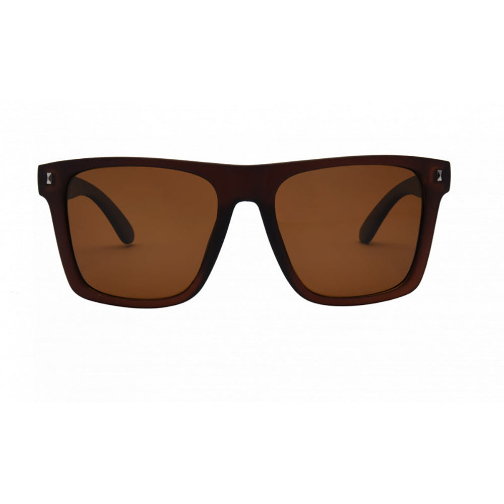 I-SEA LIMITS MEN'S POLARIZED SUNGLASSES BROWN / BROWN POLARIZED LENS