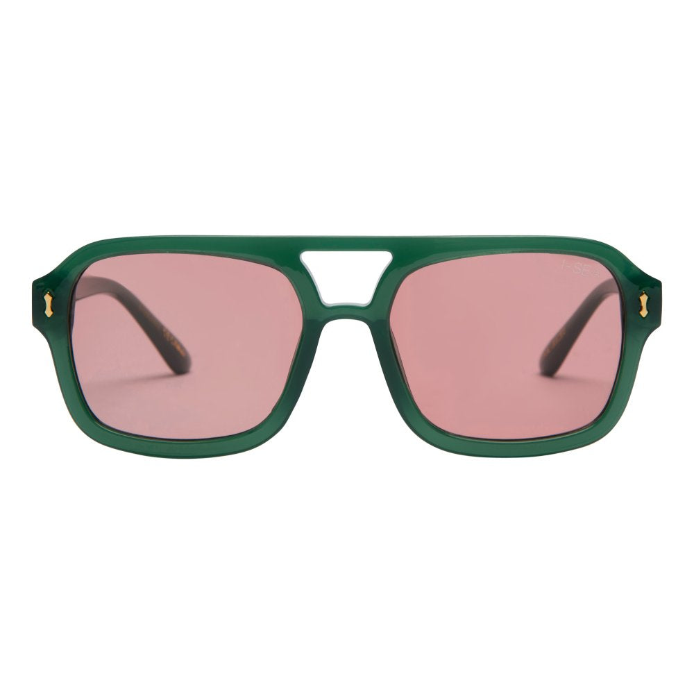 I-SEA ROYAL WOMEN'S POLARIZED SUNGLASSES KALE / TANGERINE LENS