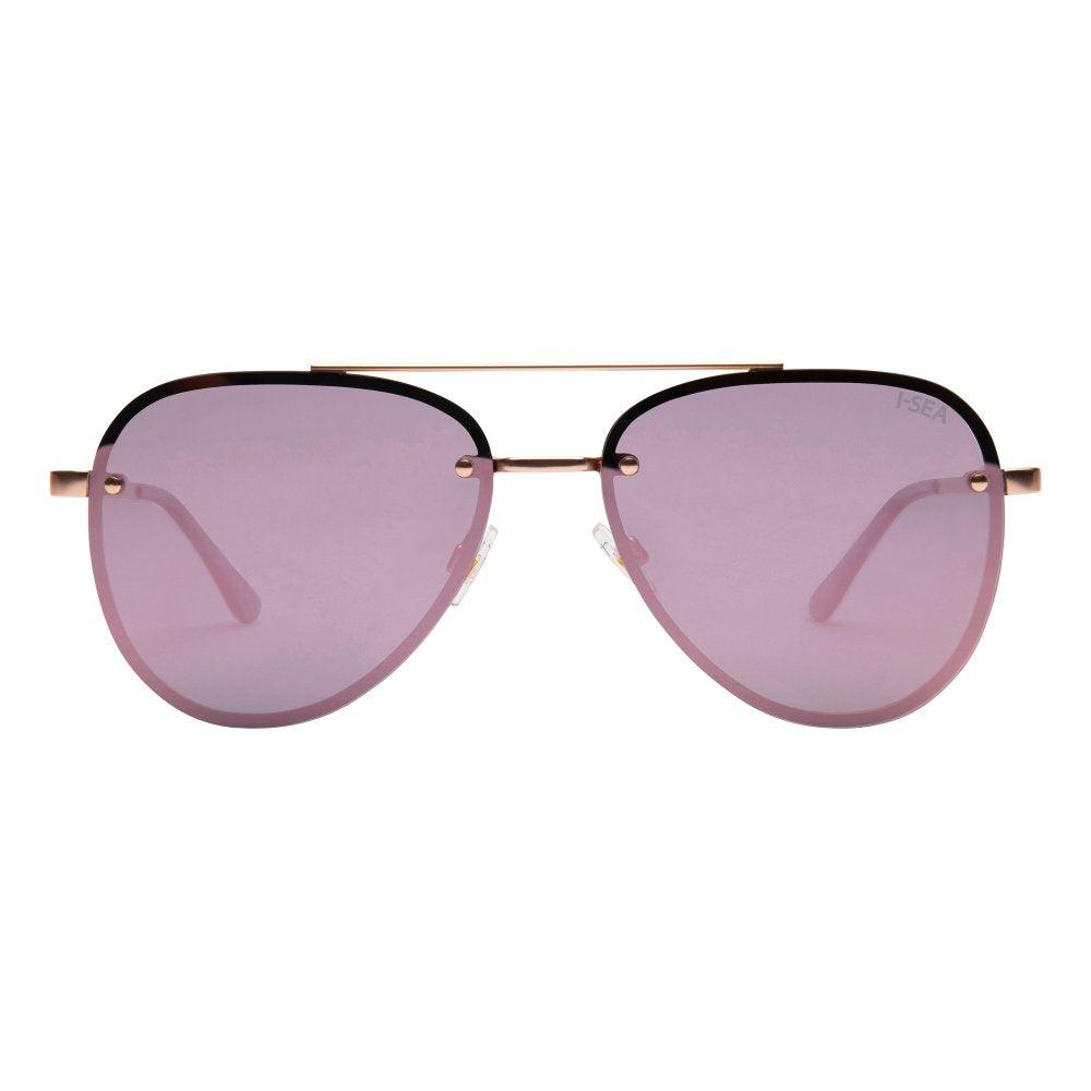 I-SEA RIVER WOMEN'S POLARIZED SUNGLASSES ROSE GOLD / ROSE GOLD POLARIZED LENS