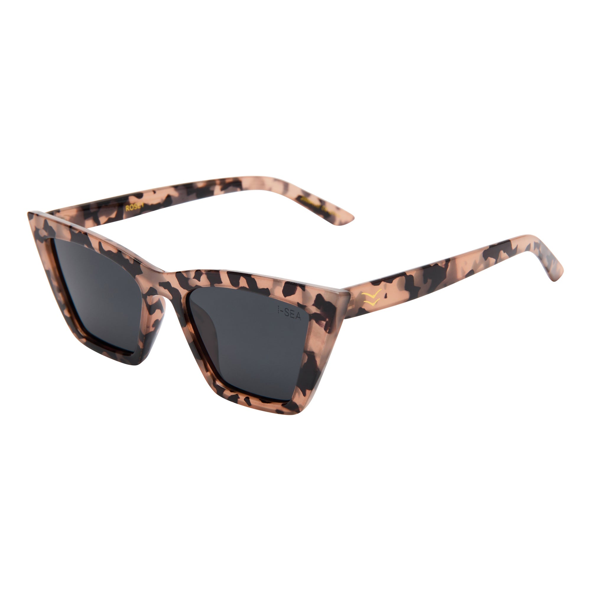 I-SEA ROSEY WOMEN'S POLARIZED SUNGLASSES BLONDE TORT / SMOKE POLARIZED LENS