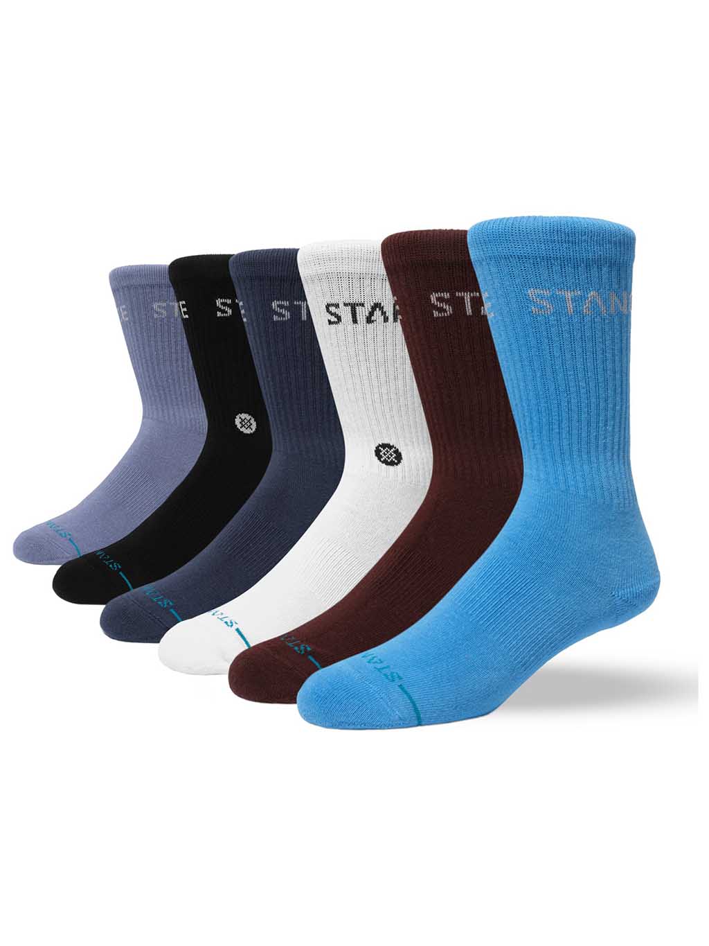 Stance Origin 6 Pack Socks IND L