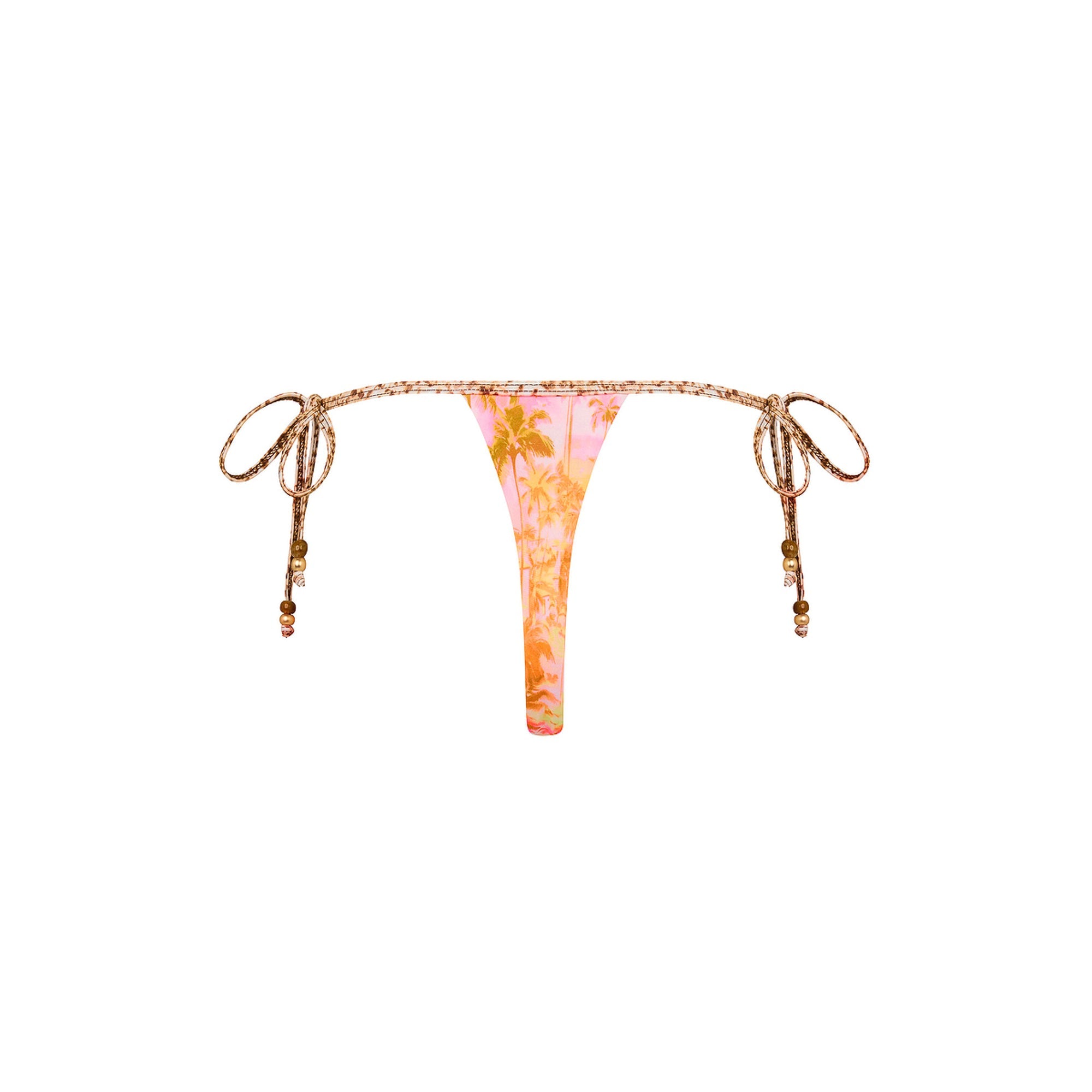 Kulani Kinis Micro Thong Tie Side Bikini Bottom WildSkies L