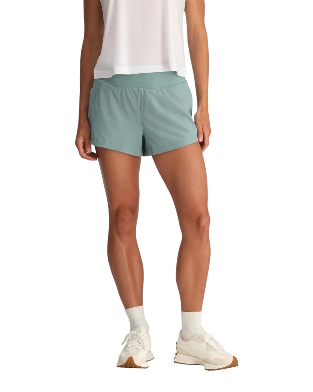 Free Fly Women's Bamboo-Lined Active Breeze Short 420-Ocean Mist XS