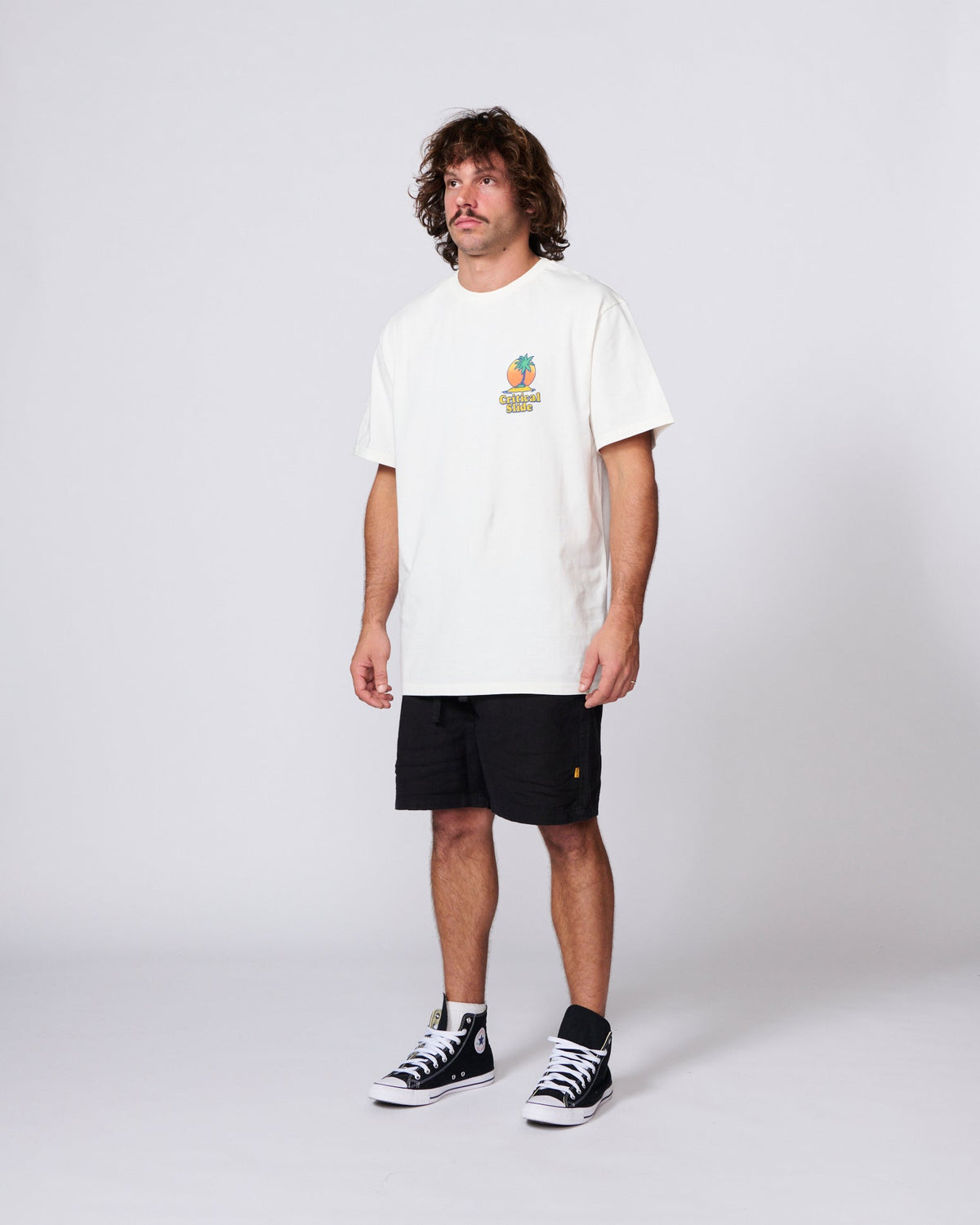 The Critical Slide Society Oasis Tee - Vintage White M