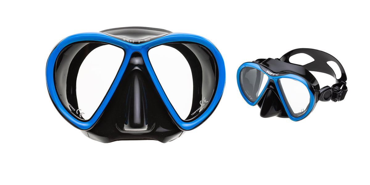 Riffe Mahana Mask Snorkel Kit Blue