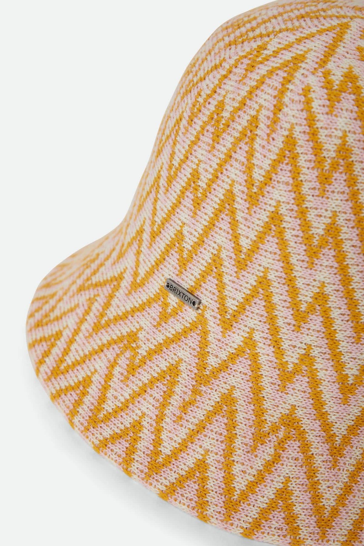 Brixton LISBOA KNIT PACKABLE BUCKET HA - MULTI COLOR ZIGZAG - 100% COTTON Hat Multi Color Zigzag XS/S