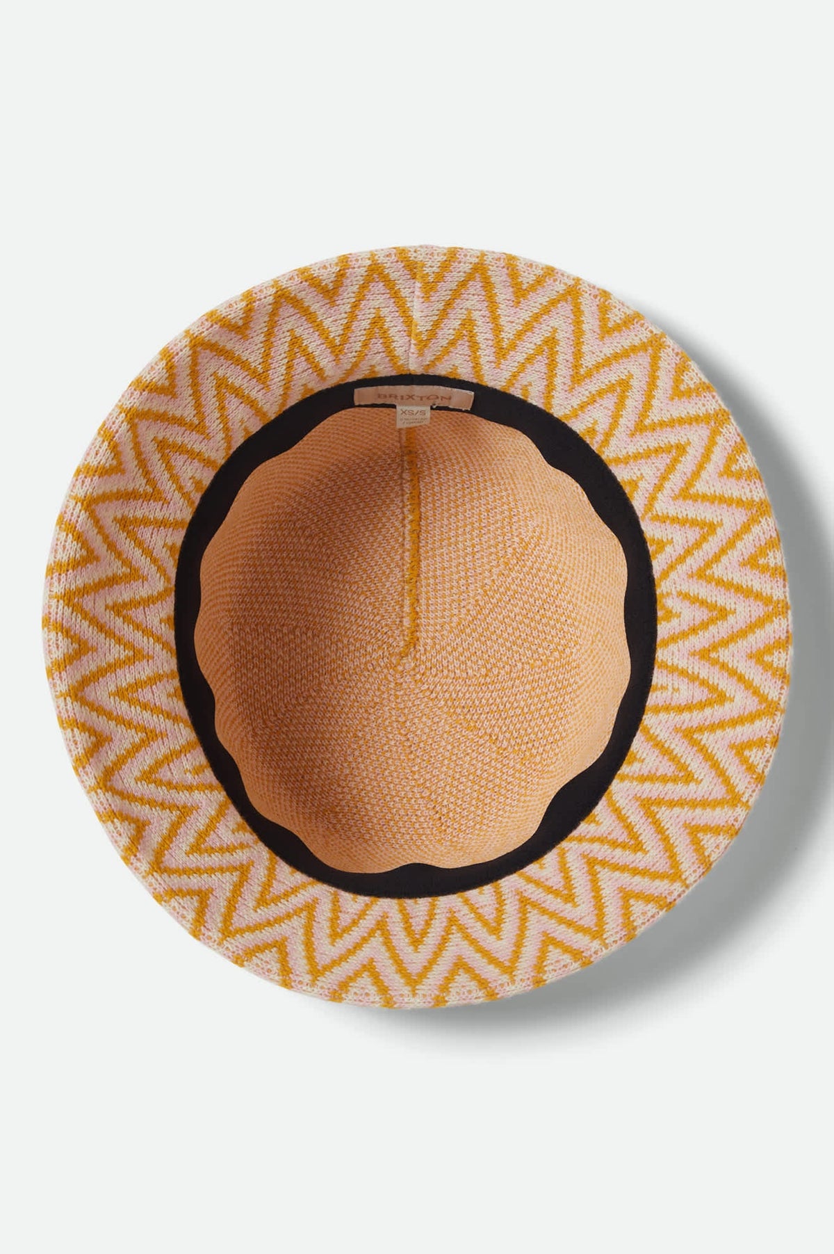 Brixton LISBOA KNIT PACKABLE BUCKET HA - MULTI COLOR ZIGZAG - 100% COTTON Hat Multi Color Zigzag XS/S