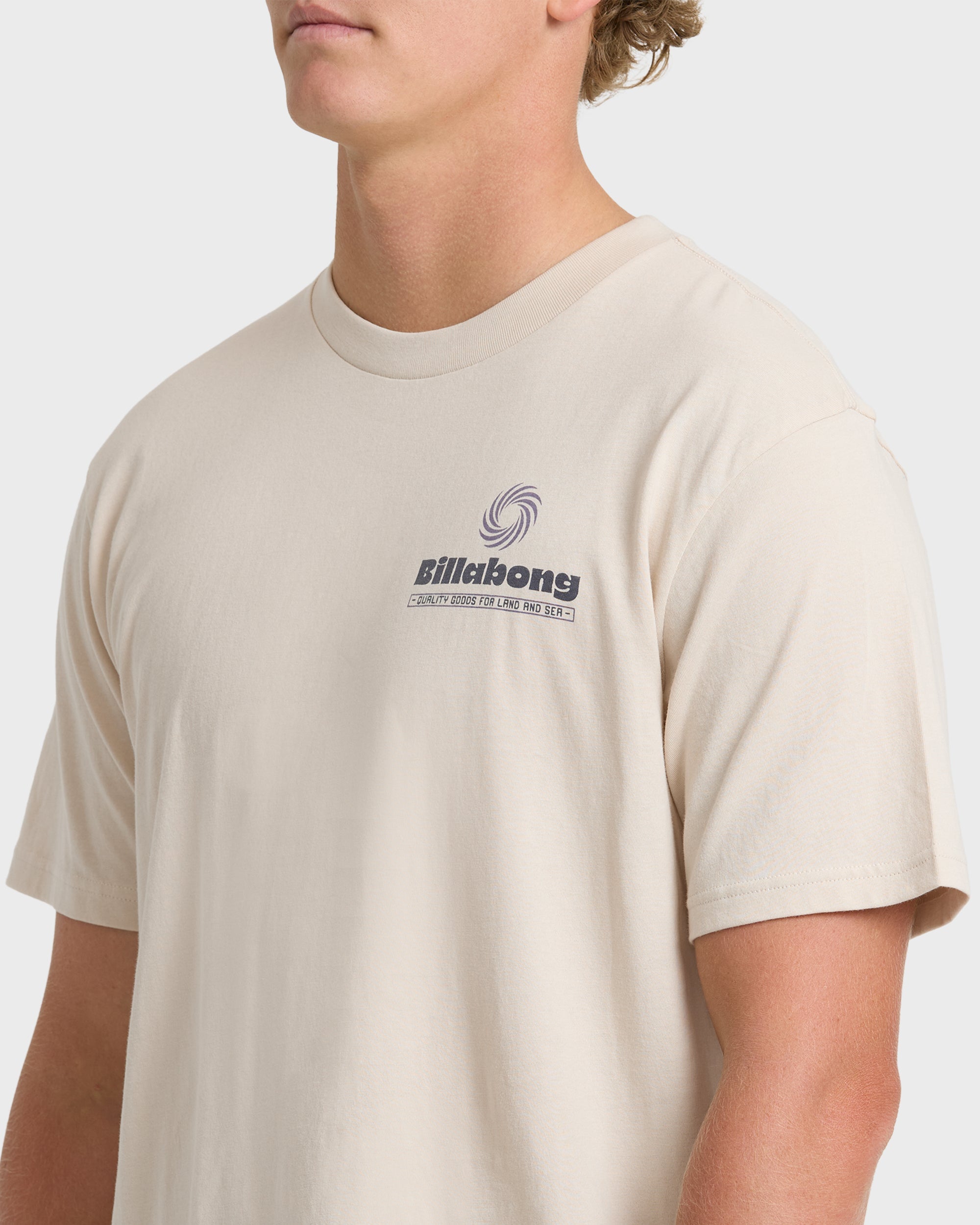 Billabong SINGLE FIN PREMIUM SS Shirt Oatmeal L