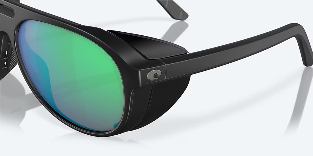 Costa Del Mar Grand Catalina Polarized Sunglasses MatteBlack GreenMirror 580G