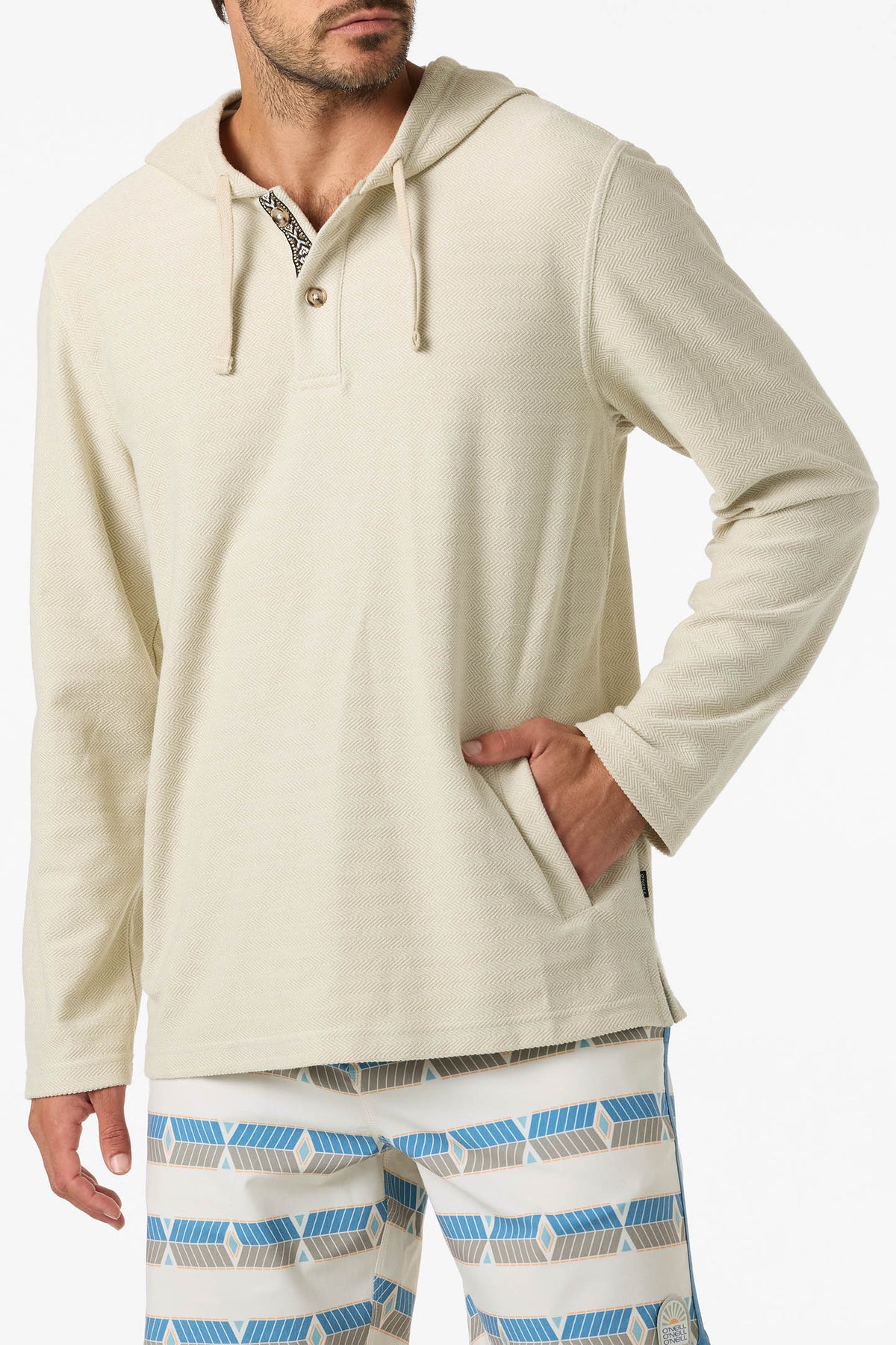 O'Neill BAVARO SOLID PONCHO Fleece KHA2 XXL
