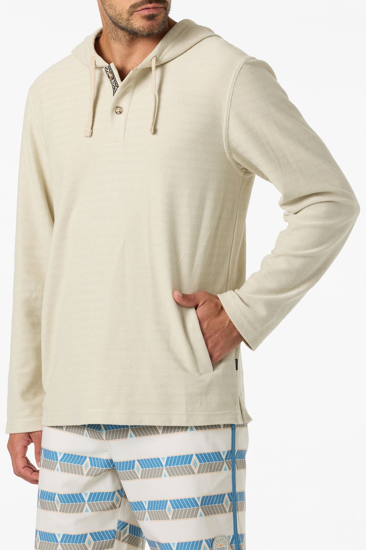 O'Neill BAVARO SOLID PONCHO Fleece KHA2 XL