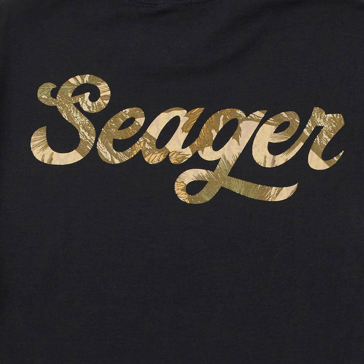 Seager Russ Fill Tee Black- Shirt Black S