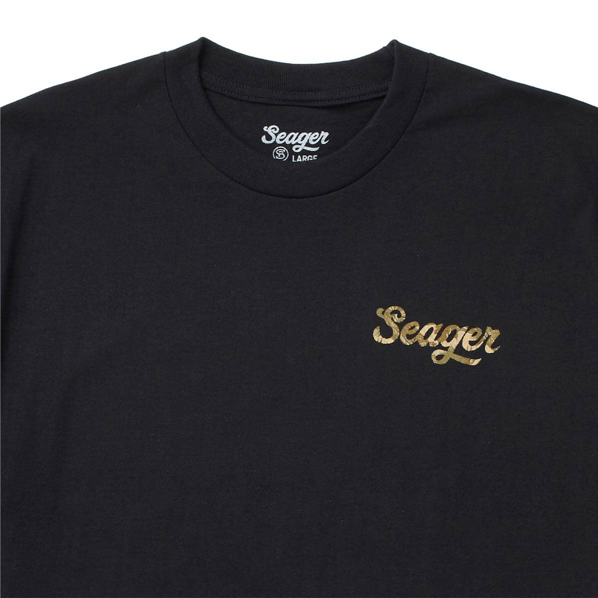 Seager Russ Fill Tee Black- Shirt Black L