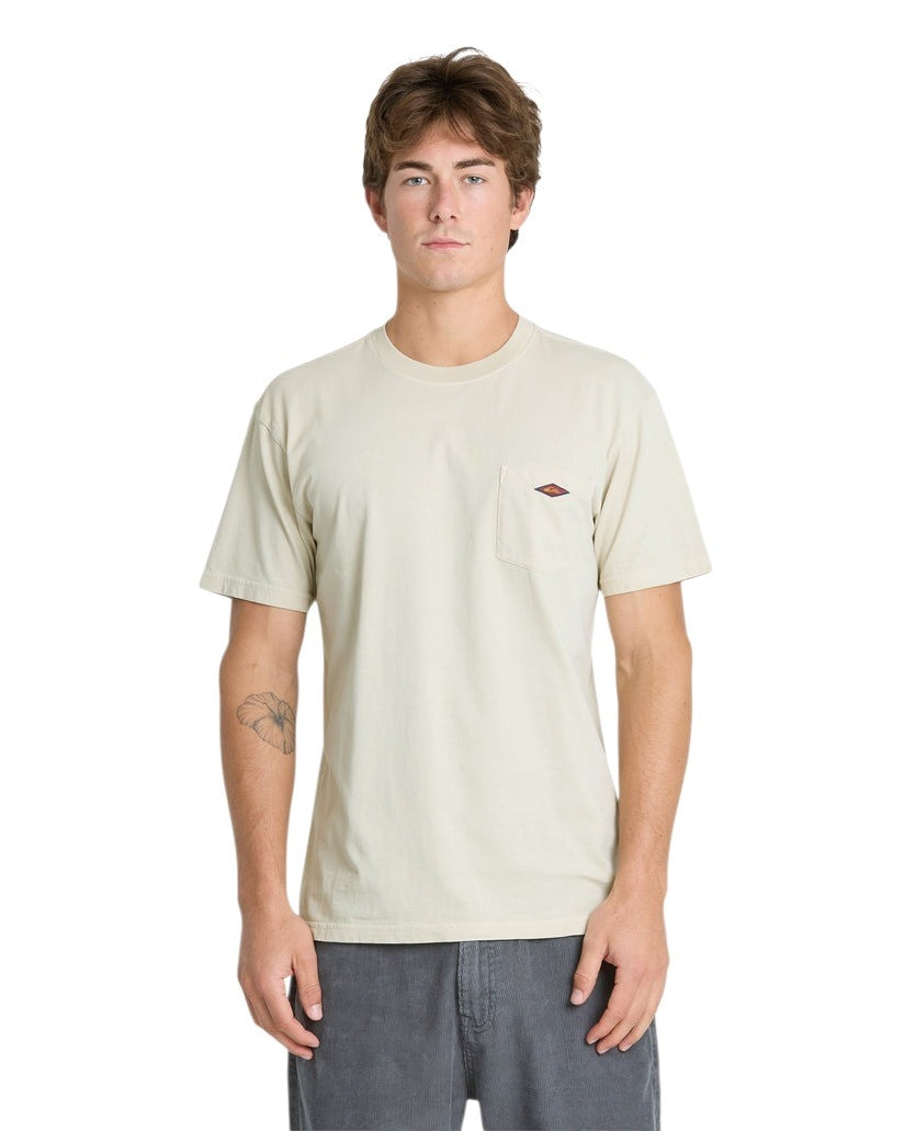 QUIKSILVER SALTWATER PKT TEE SWP MOONSTRUCK M