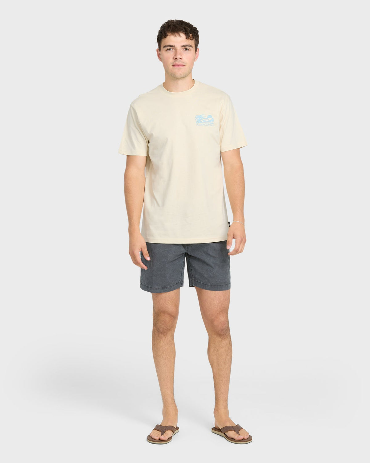 Quiksilver REVERSE CUT MEN'S Shirt Bone White L
