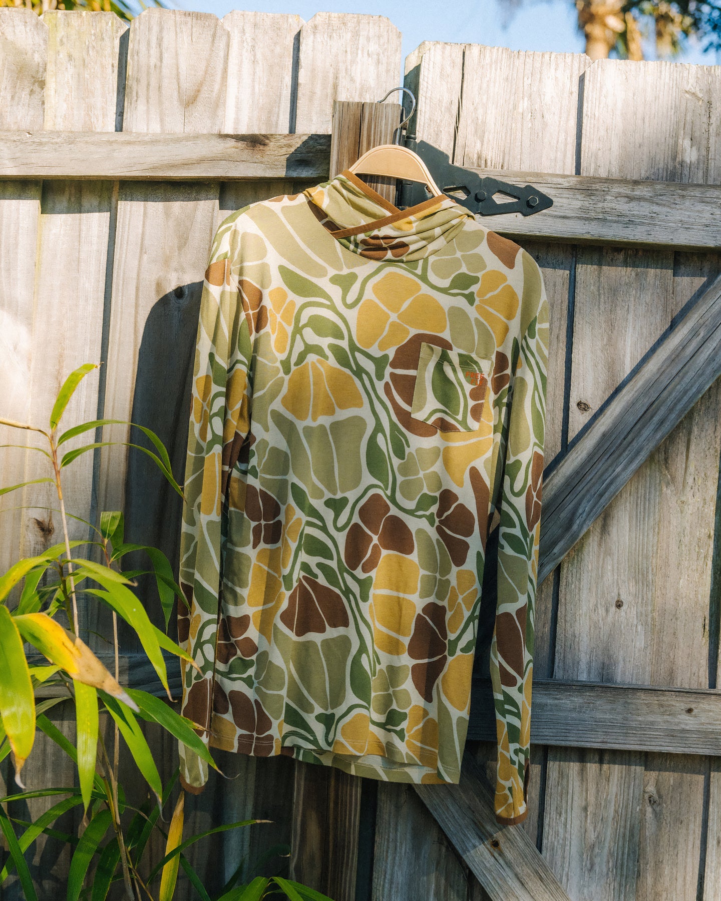 Free Fly Bamboo Lightweight Hoodie FloralCamo L