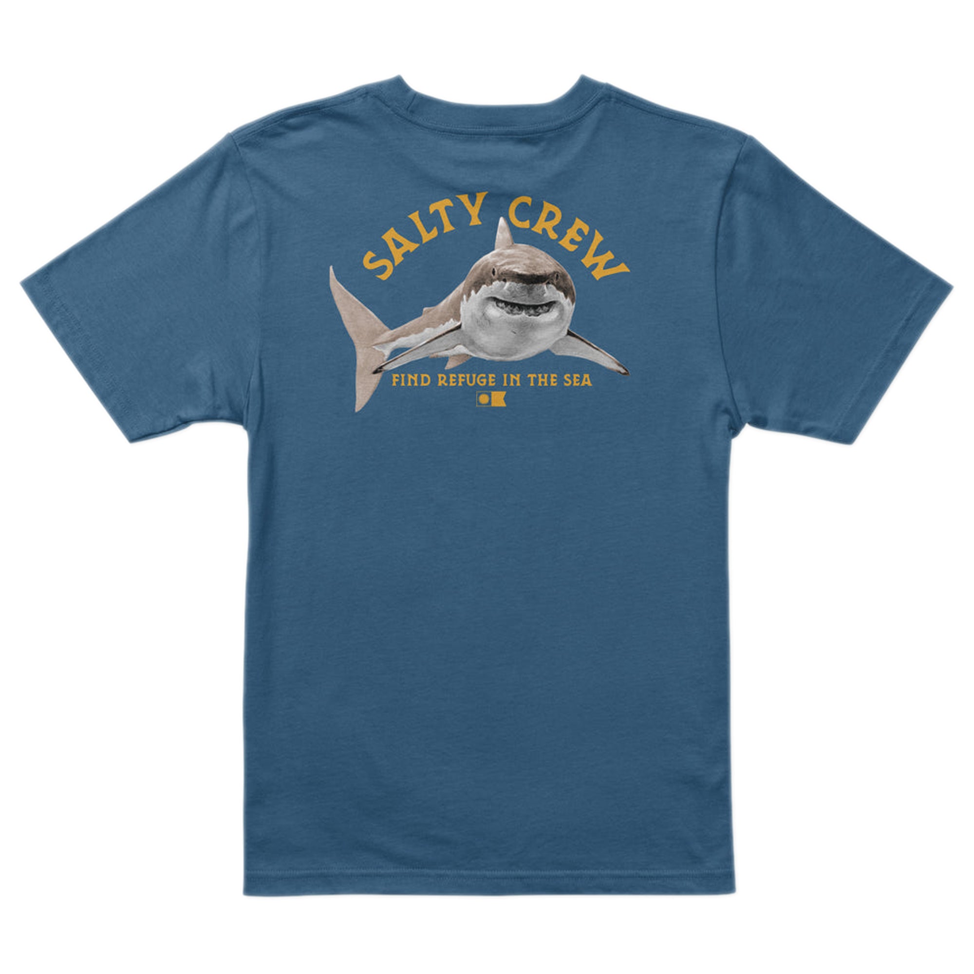 Salty Crew Lurking Boys SS Tee Cast Blue M