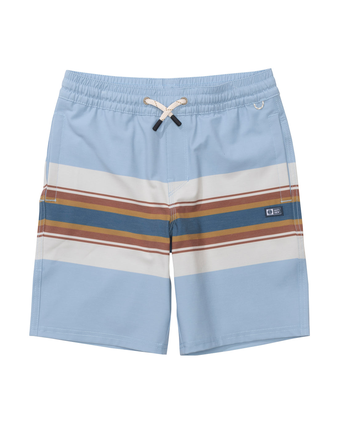 SALTY CREW CREW BOYS STRIPE VOLLEY Coast Blue L