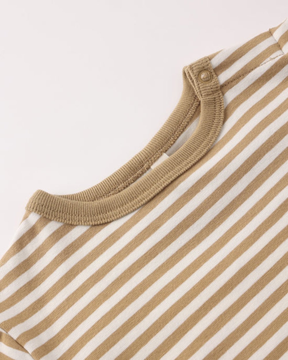Rylee+Cru Boxy Tee+Short Stripe Set Honey 18-24m