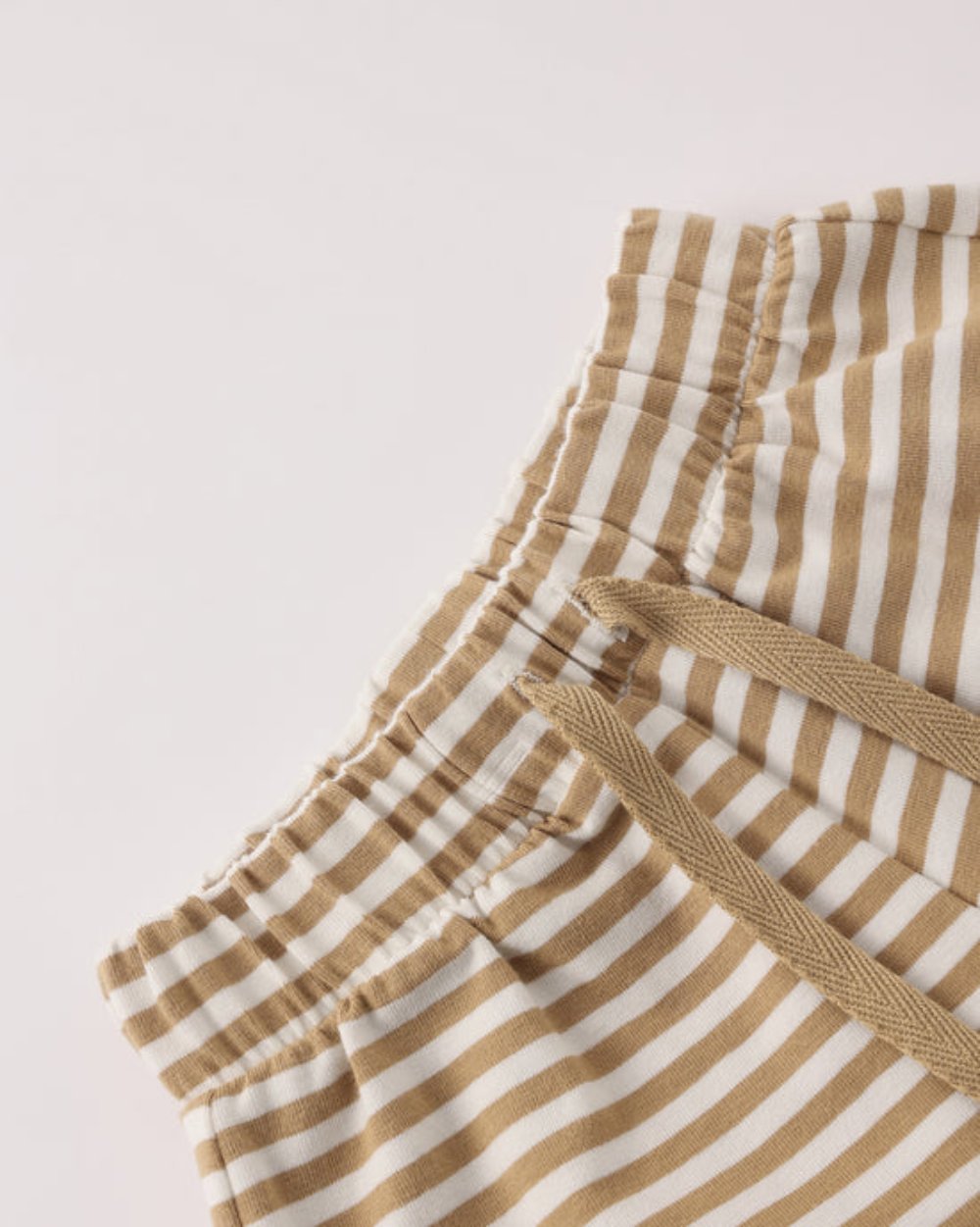 Rylee+Cru Boxy Tee+Short Stripe Set Honey 4-5y