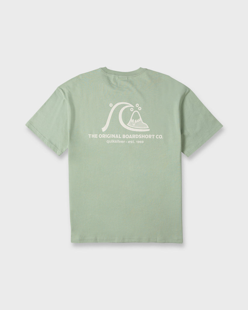 Quiksilver OG Surf Company SS Tee IcebergGreen XXL