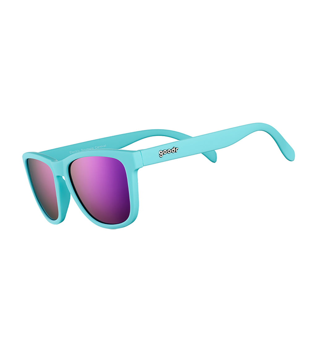 Goodr Polarized Sunglasses ElectricDinotopiaCarnival