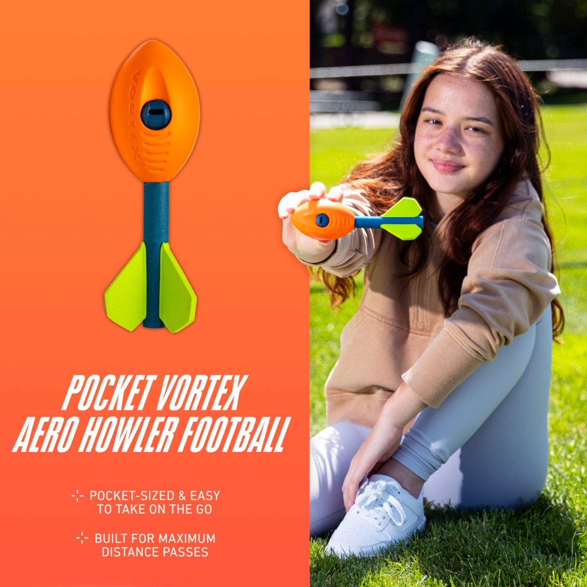 Nerf Vortex Mini Aero Howler Foam Football