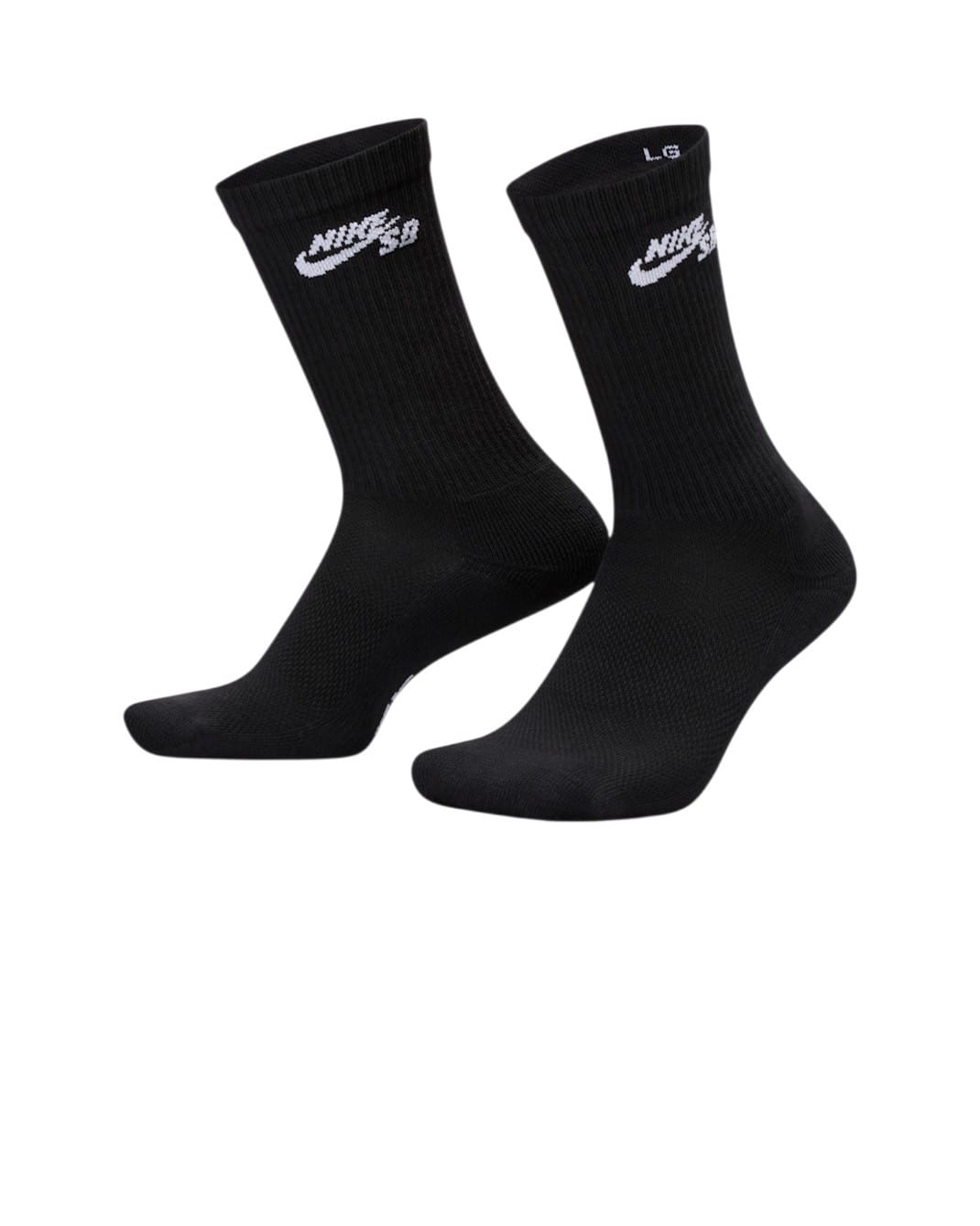 Nike SB Everyday Elevated Crew Sock 900-Black L