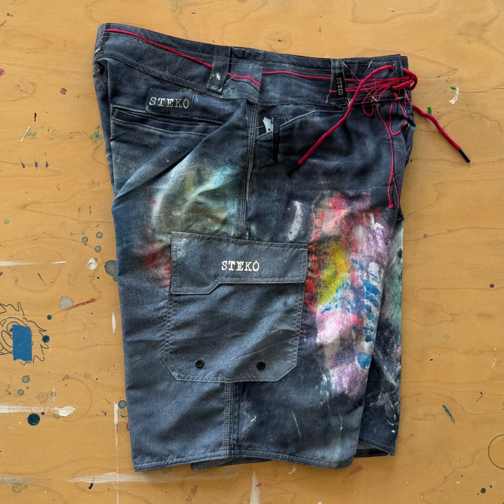 Steko Fudo Boardshort BLACK 36