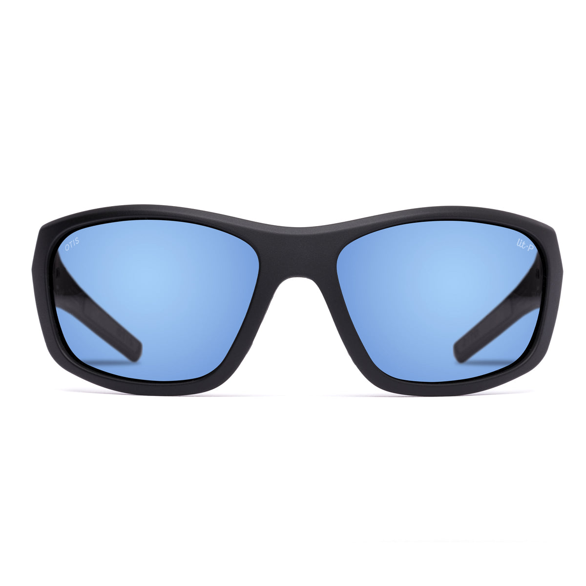 Otis Vanta Sport Polarized Sunglasses matteblack LITMirrorBlue