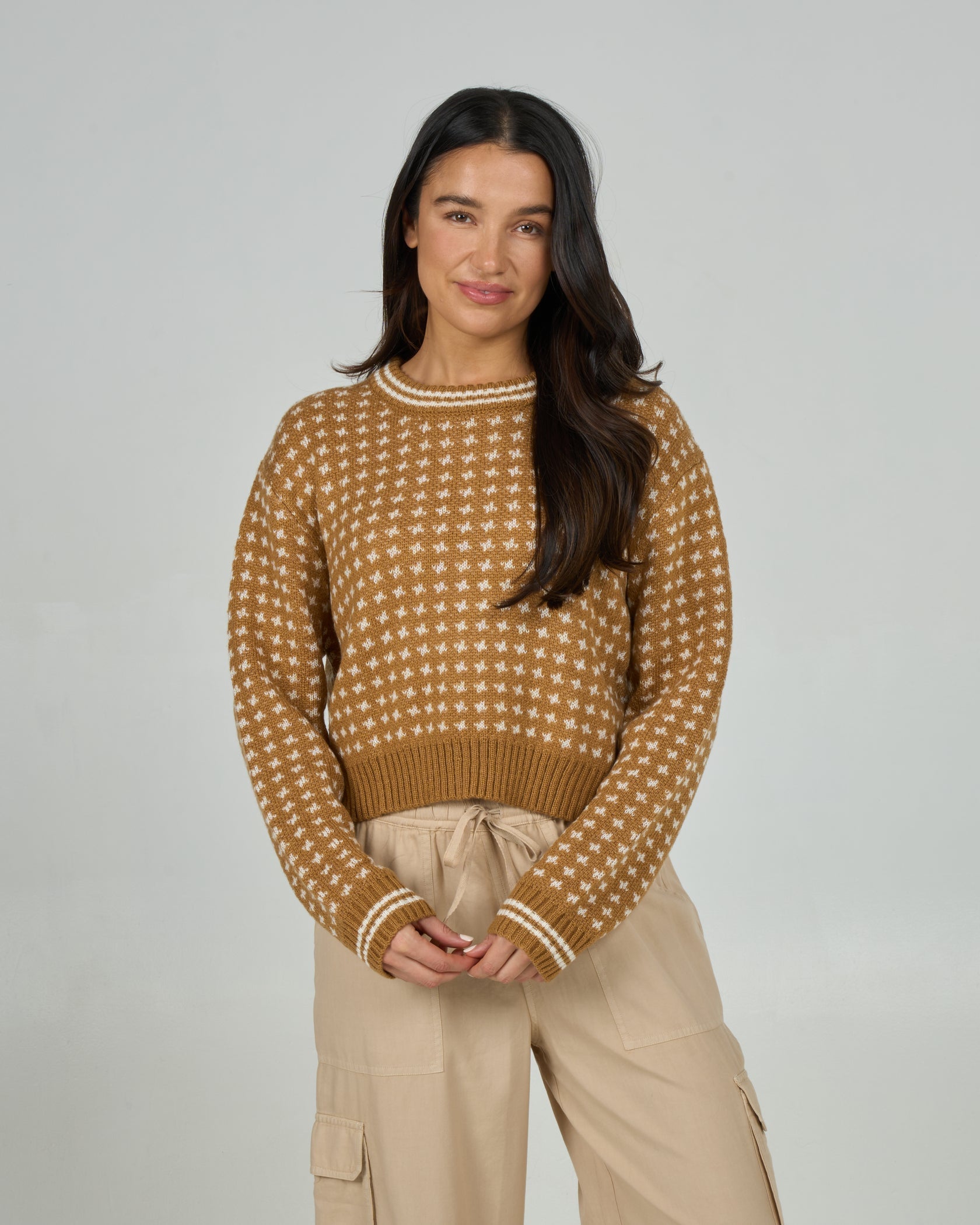 SALTY CREW STARLIGHT SWEATER Bronze S