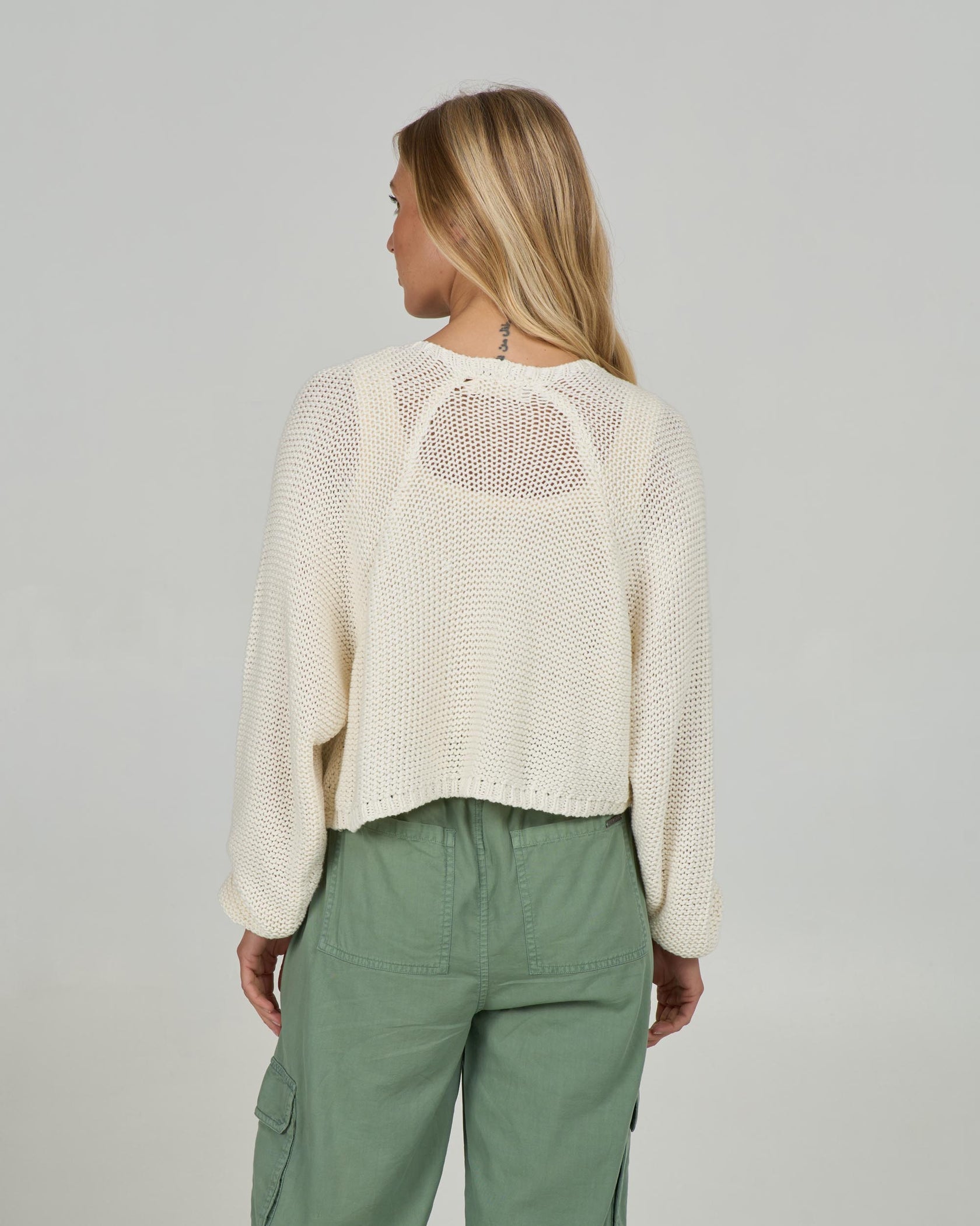 SALTY CREW NAVIGATOR CARDIGAN Off White M
