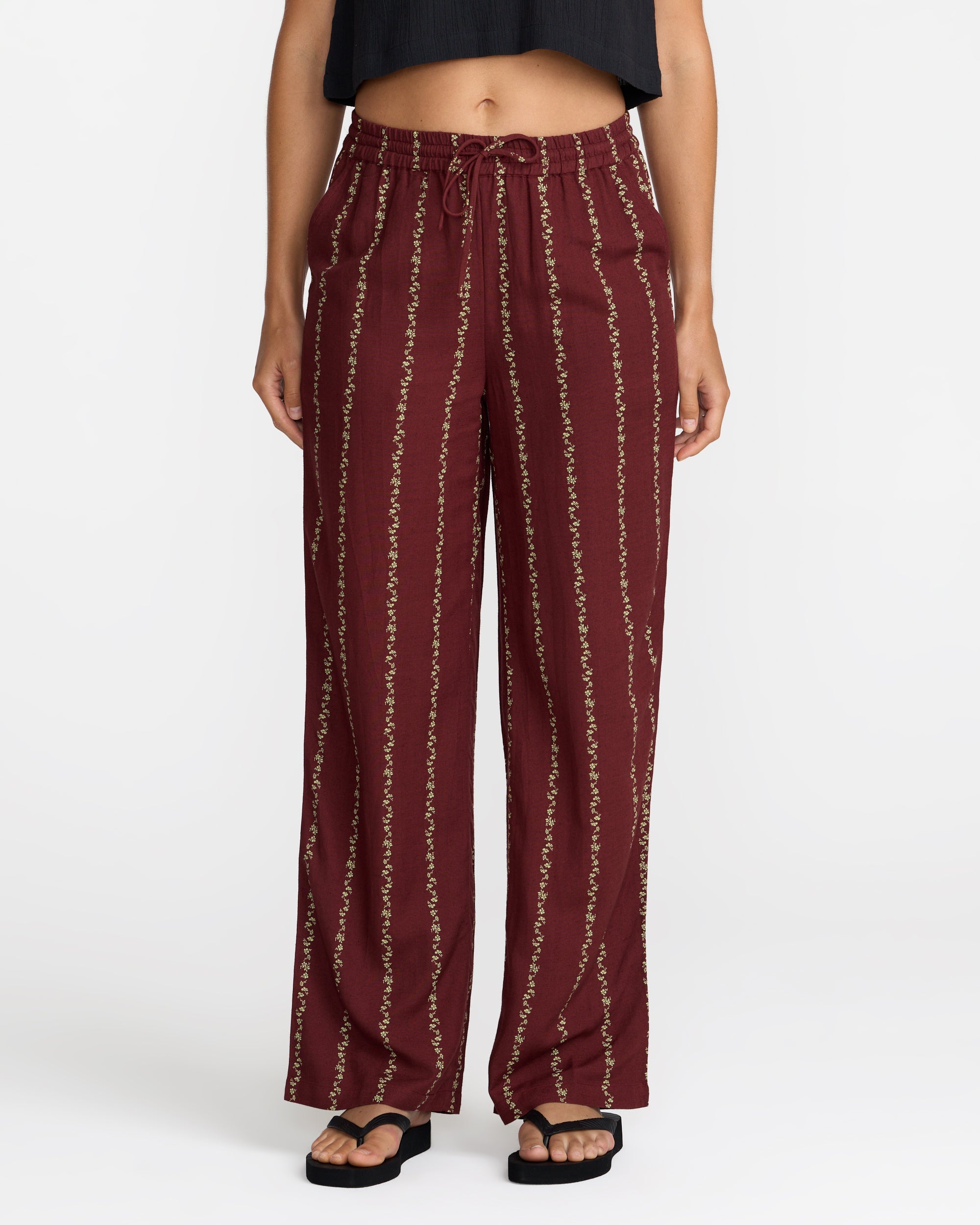 RVCA Florence Pant Madder Brown L