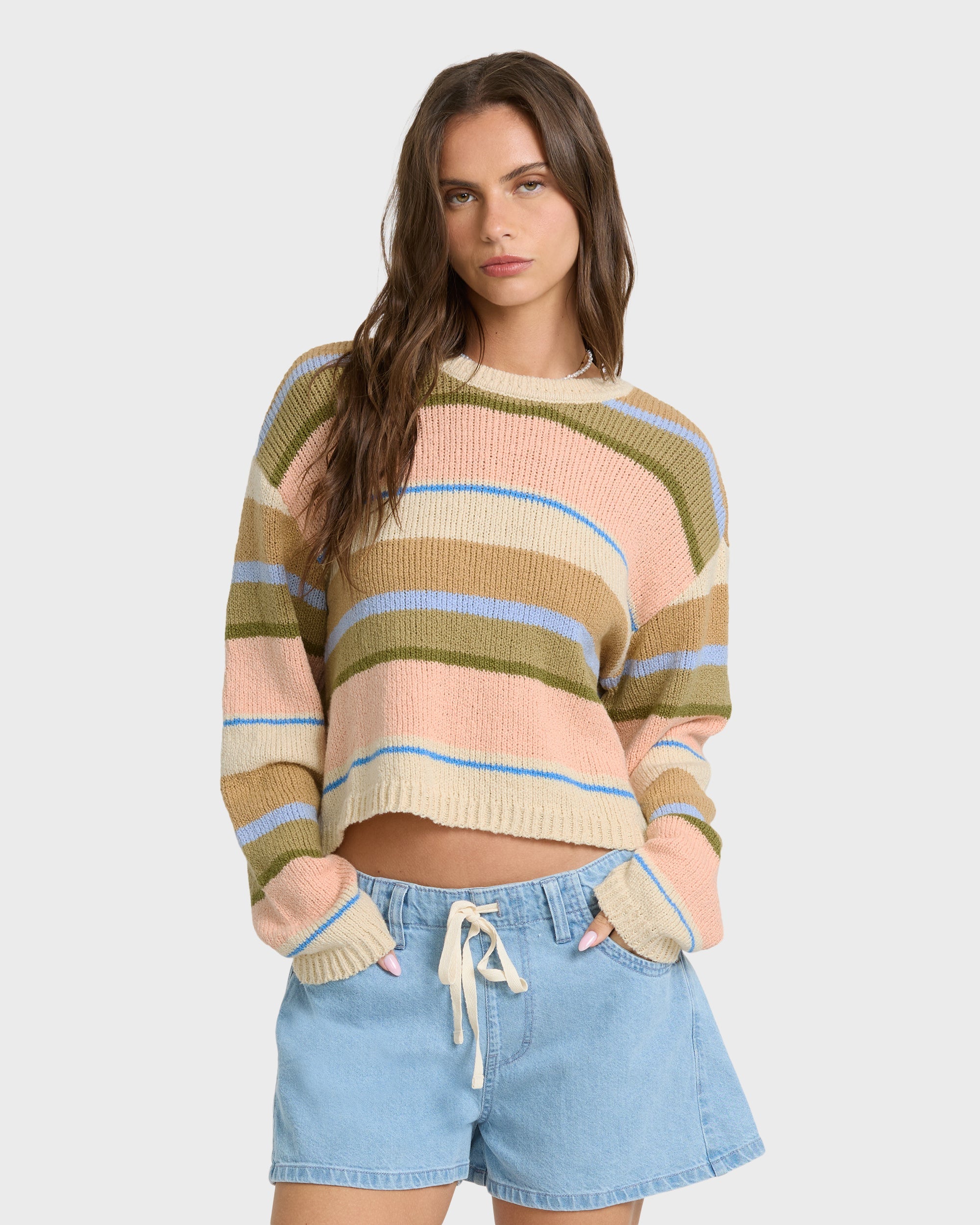 BILLABONG BRIGHT SOL SWTR LPC1-LIGHT PEACH S