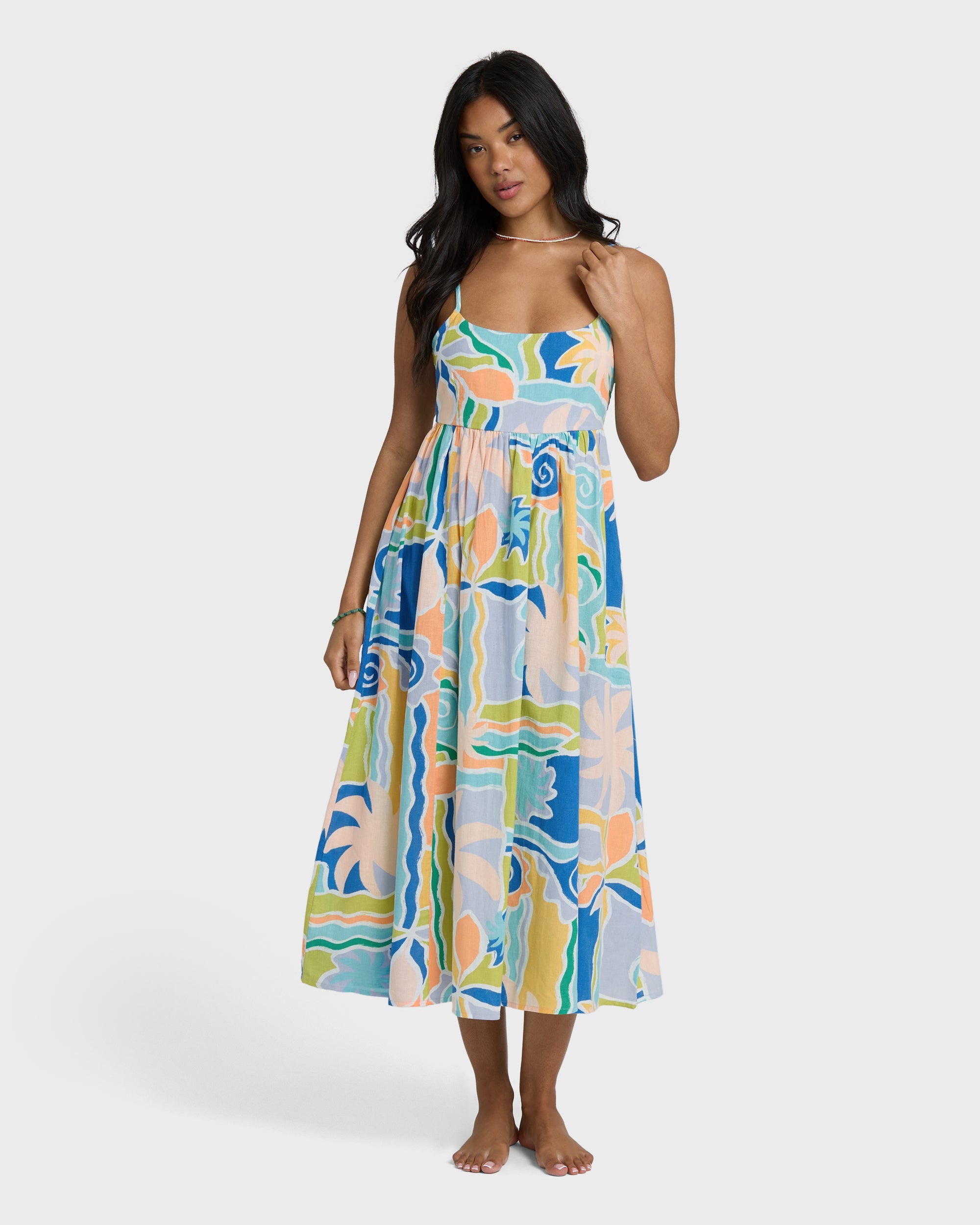 BILLABONG ISLAND LIFE MIDI DRS BLM-BLUE MULTI S